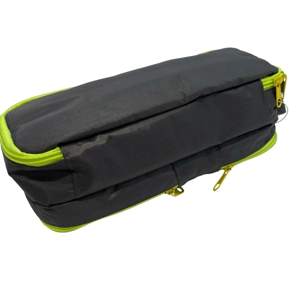 Well Traveled Toiletry Bag for Makeup, Shaving Kit, Cosmetics, Electronics Case